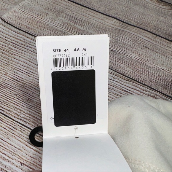 NWT Polarn O. Pyret White Winter Hat Size 4 To 6 Months - Picture 5 of 12